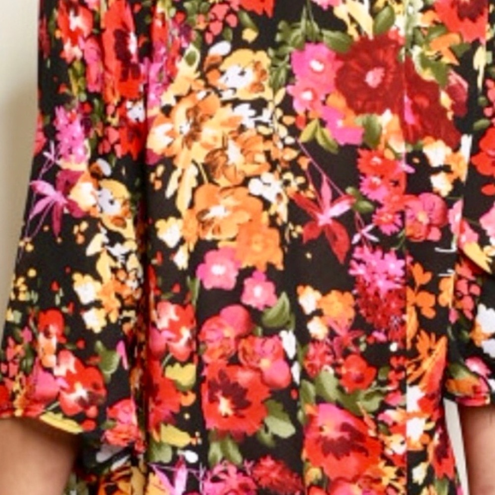 Multi Color Kimono Blouse - Picture 4 of 7